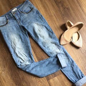 Forever 21 Medium/Light Wash Skinny Jeans